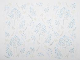 耐油紙シート 北欧デザイン かすみ草 100枚 243mm×180mm